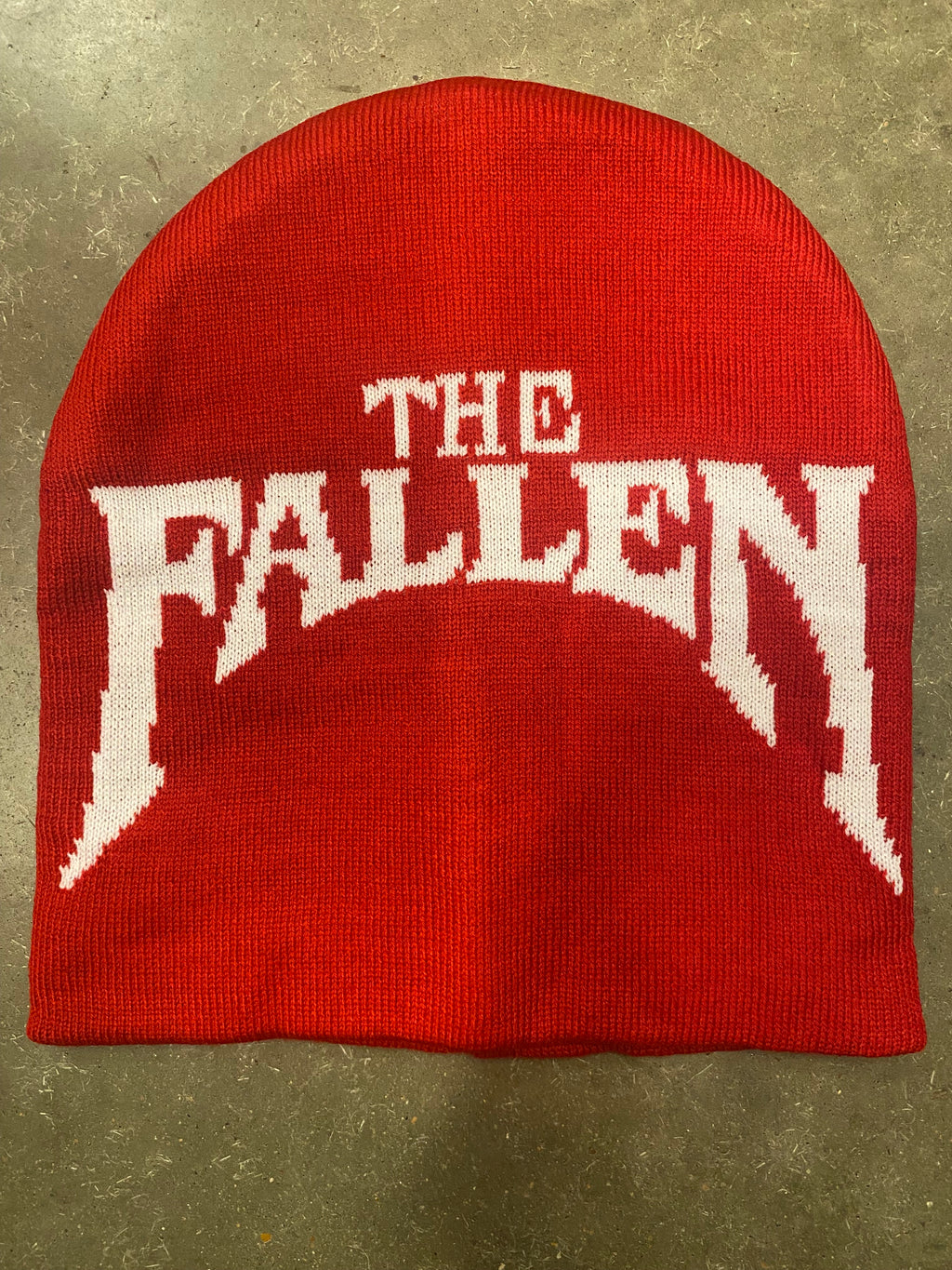 The Fallen Clothing “RED” Skullie Beanie