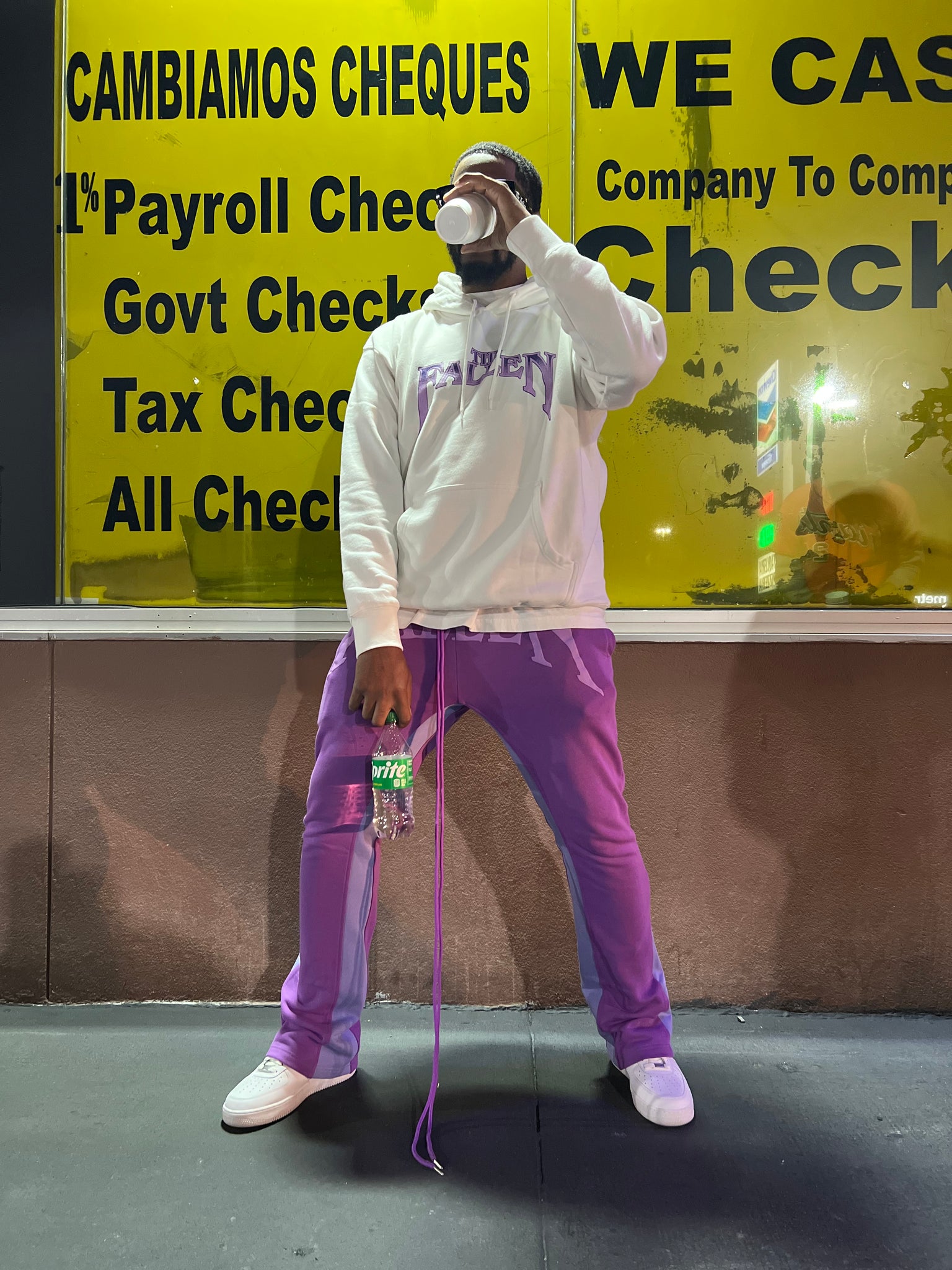 The Fallen Clothing “Dirty Sprite Collection” Stacked Sweatpants (PRE – The  Fallen Clothing Inc.